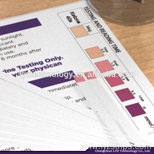 Urinalysis Ketone Test strips for loss weight